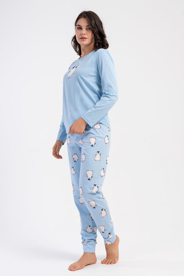 Woman Supreme Sume Long Sleeve Pyjama Set - Vienetta1.GrupZEMIN