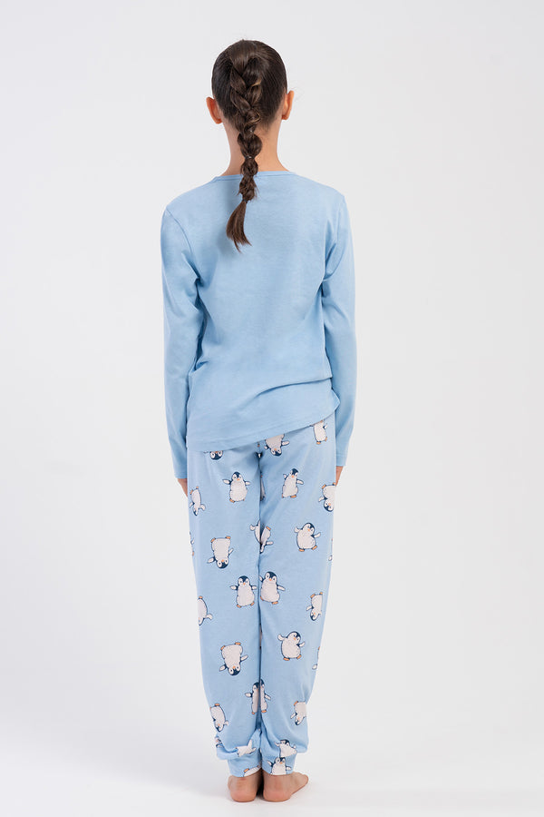 KIZ COCUK PIJAMA TAKIM SUPREM 503162 - VienettaMAVI7 - 8