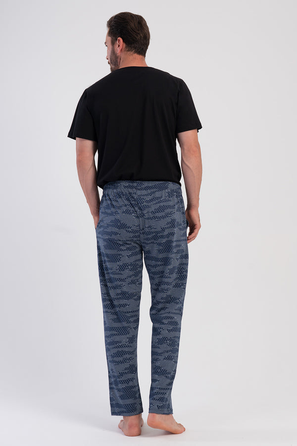 ERKEK XXL TEK ALT PIJAMA SUPREM 503164 - VienettaY.LACIVERT3XL