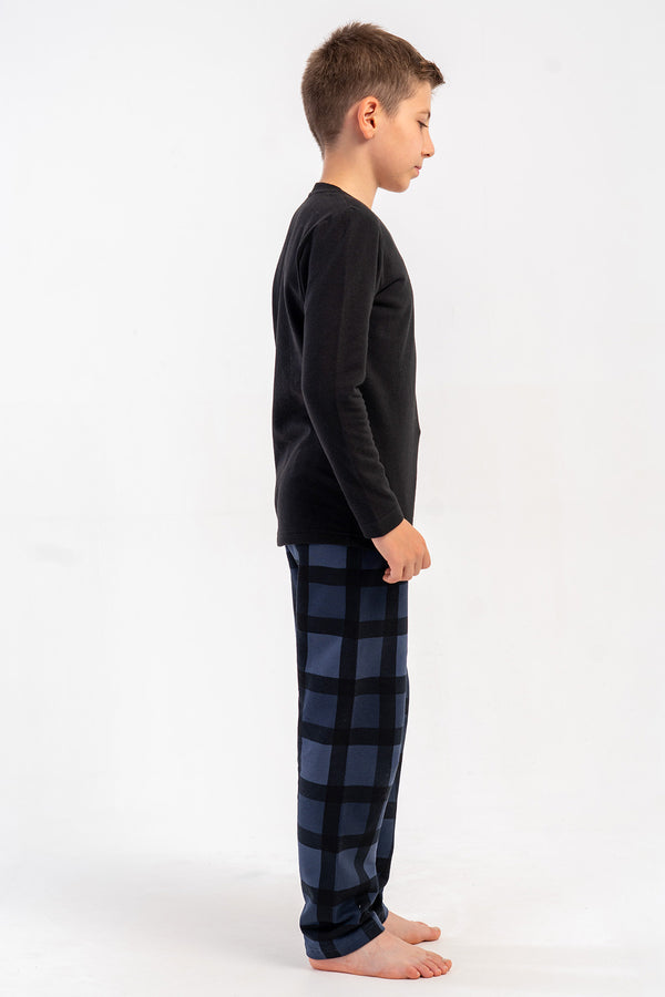 ERKEK COCUK PIJAMA TAKIM 2IPLIK 503182 - Vienetta1.GrupA.MAVI