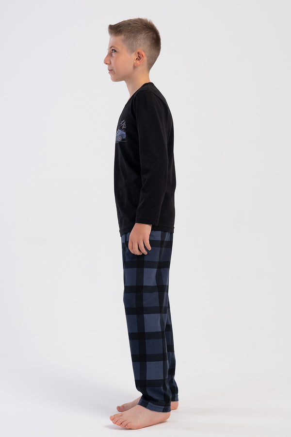 Kids' Boy Supreme Lera O Neck Pyjama Set