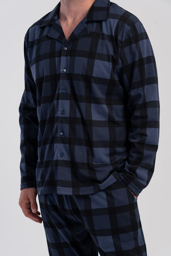 ERKEK XXL PIJAMA TAKIM SUPREM 503185 - VienettaY.LACIVERT1XL