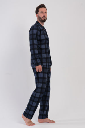 ERKEK XXL PIJAMA TAKIM SUPREM 503185 - Vienetta1.GrupY.LACIVERT