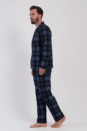 ERKEK XXL PIJAMA TAKIM SUPREM 503185 - VienettaY.LACIVERT1XL