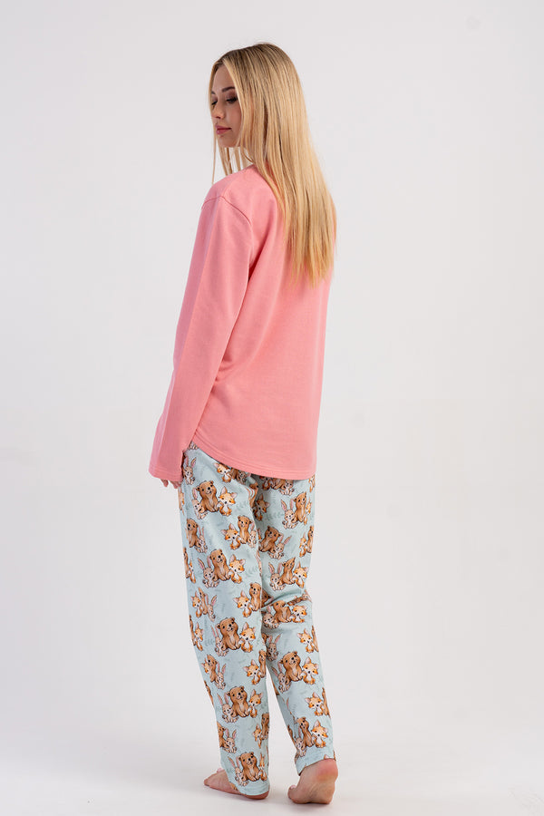 KADIN PIJAMA TAKIM 2IPLIK 503190 - Vienetta1.GrupA.YESIL