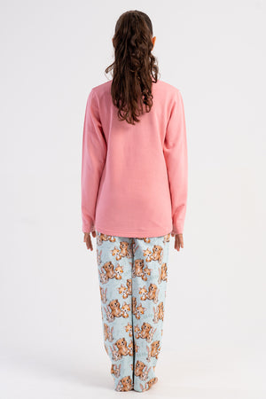 KIZ COCUK PIJAMA TAKIM 2IPLIK 503191 - VienettaPEMBE7 - 8