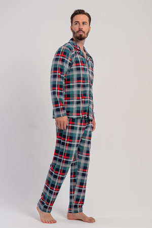 ERKEK PIJAMA TAKIM SUPREM 503226 - VienettaLACIVERTL