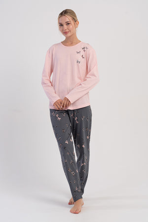 Woman Supreme Big Size Nilu O Neck Pyjama Set - Vienetta1.GrupZEMIN