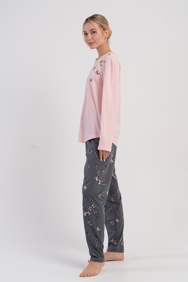 Woman Supreme Big Size Nilu O Neck Pyjama Set - Vienetta1.GrupZEMIN