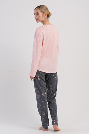 Woman Supreme Big Size Nilu O Neck Pyjama Set - Vienetta1.GrupZEMIN