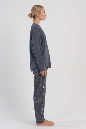 Woman Supreme Big Size Nilu O Neck Pyjama Set - Vienetta1.GrupZEMIN