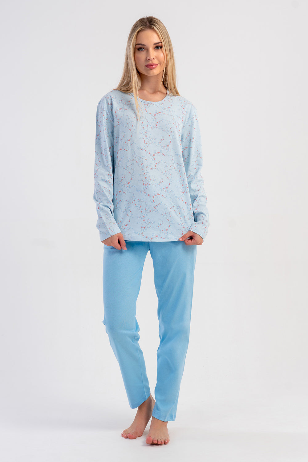 Woman Supreme Teffy Long Sleeve Pyjama Set - Vienetta1.GrupMAVI