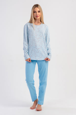Woman Supreme Teffy Long Sleeve Pyjama Set - Vienetta1.GrupMAVI