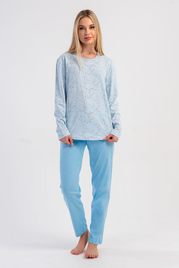 Woman Supreme Teffy Long Sleeve Pyjama Set - Vienetta1.GrupMAVI