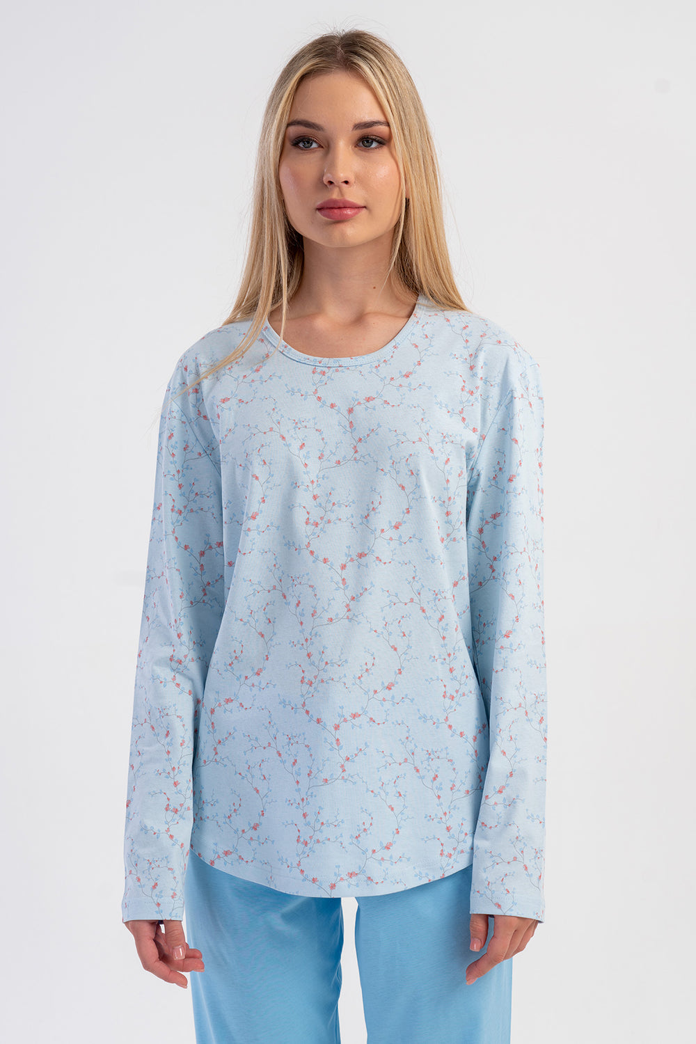 Woman Supreme Teffy Long Sleeve Pyjama Set - Vienetta1.GrupMAVI