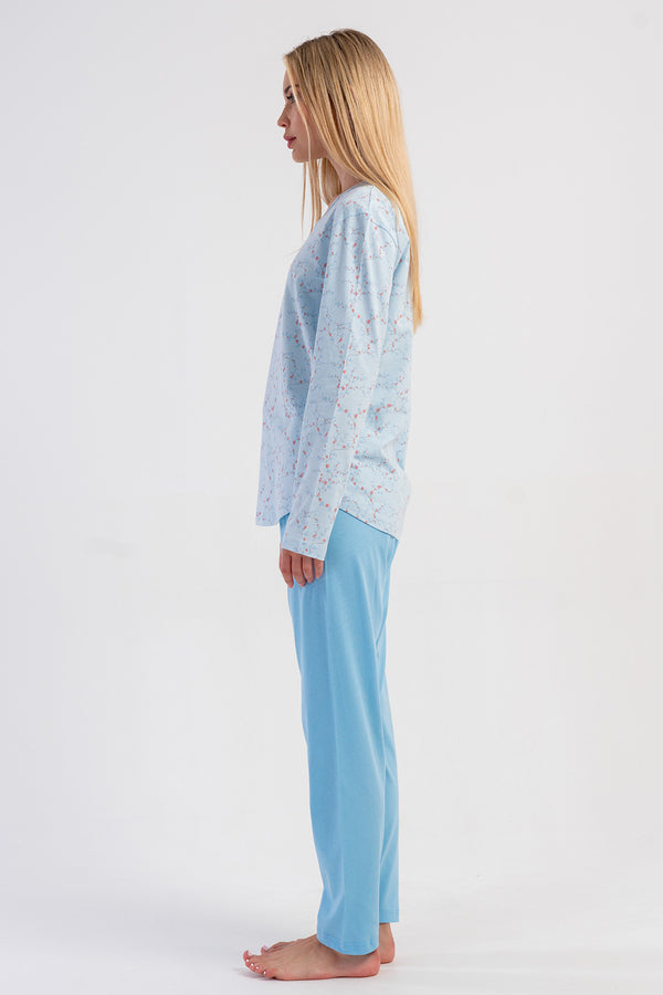 Woman Supreme Teffy Long Sleeve Pyjama Set - Vienetta1.GrupMAVI