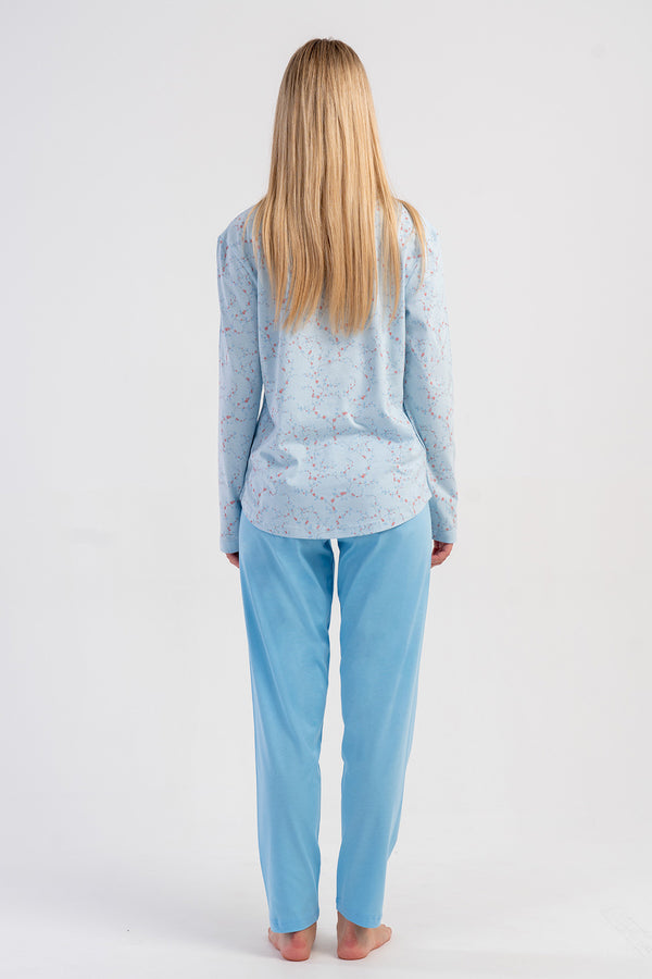 Woman Supreme Teffy Long Sleeve Pyjama Set - Vienetta1.GrupMAVI