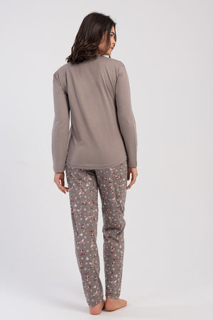 KADIN XXL PIJAMA TAKIM SUPREM 503270 - Vienetta1.GrupBEJ