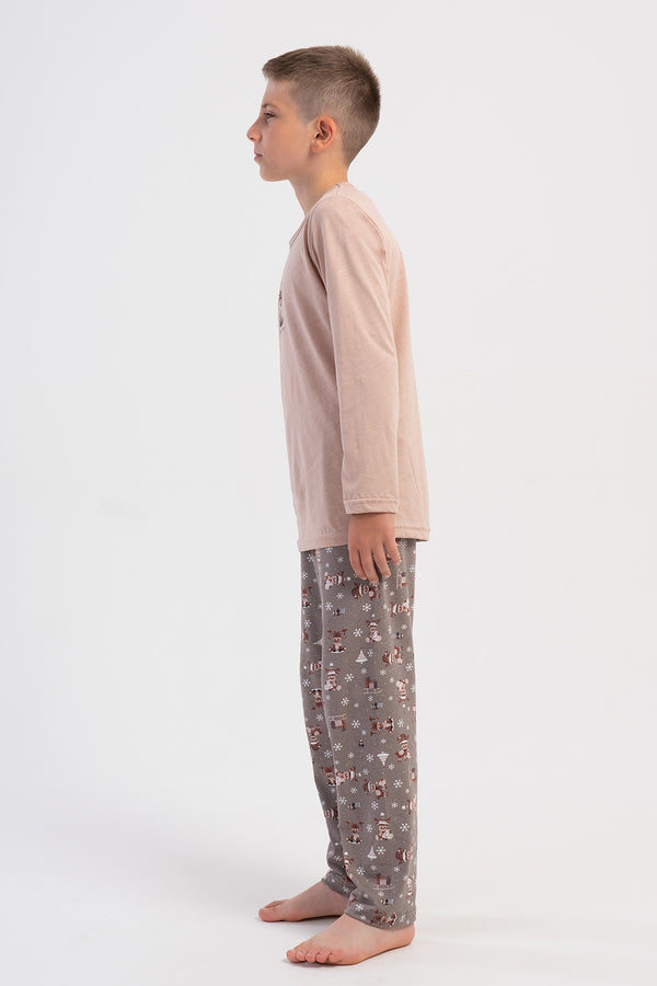 Kids' Boy Supreme Noma O Neck Pyjama Set