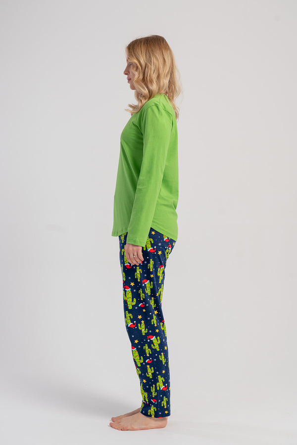 Woman Supreme Meby Long Sleeve Pyjama Set - Vienetta1.Grup16 - 0235TCX