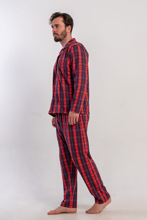 ERKEK PIJAMA TAKIM SUPREM 503286 - VienettaBORDOS