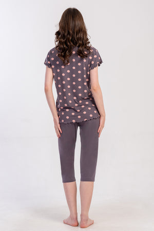 KADIN XXL KAPRI TAKIM VISCON 503287 - Vienetta1.GrupFUME