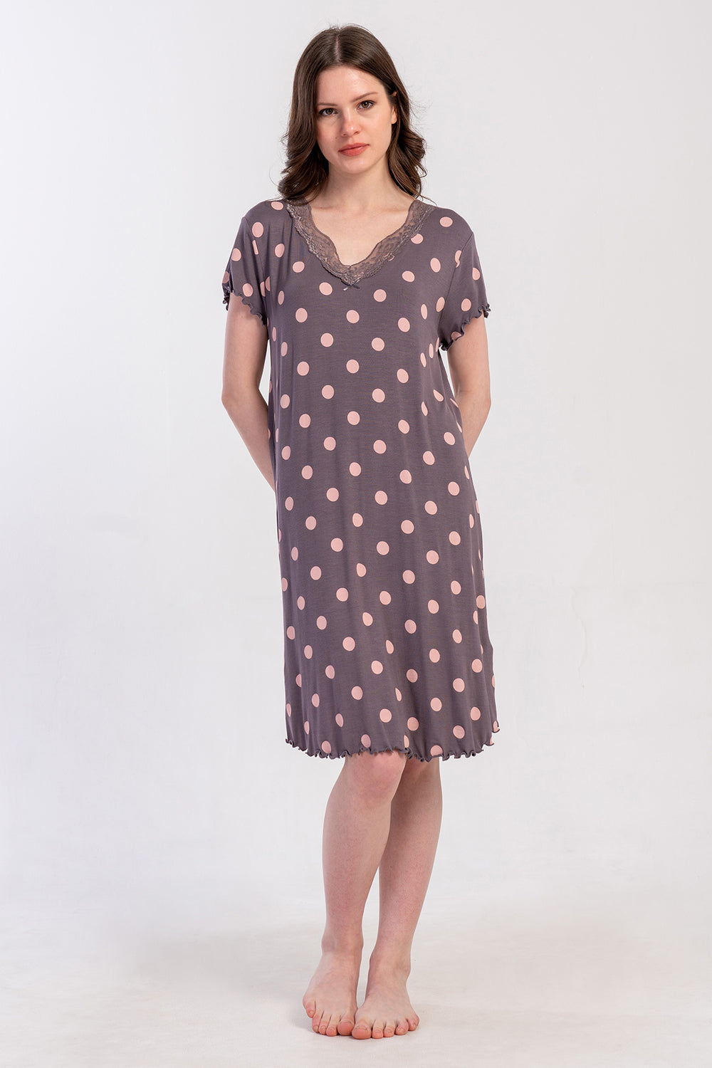 KADIN XXL TUNIK VIENETTA VISCOSE 503290 - Vienetta1.GrupFUME