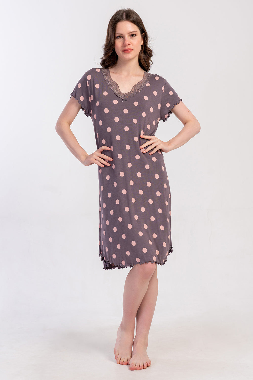 KADIN XXL TUNIK VIENETTA VISCOSE 503290 - Vienetta1.GrupFUME