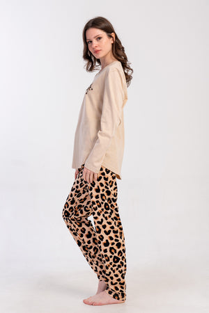 KADIN XXL PIJAMA TAKIM SUPREM 503298 - Vienetta1.GrupBEJ