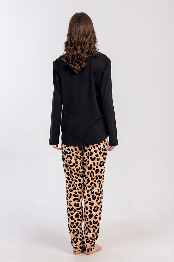 KADIN BATTAL XXL PIJAMA TAKIM SUPREM 503299 - Vienetta1.GrupSIYAH