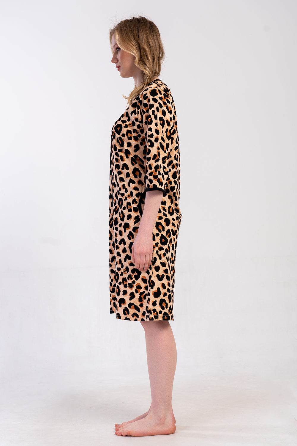 KADIN XXL EV ELBISESI SUPREM 503301 - Vienetta1.GrupSIYAH