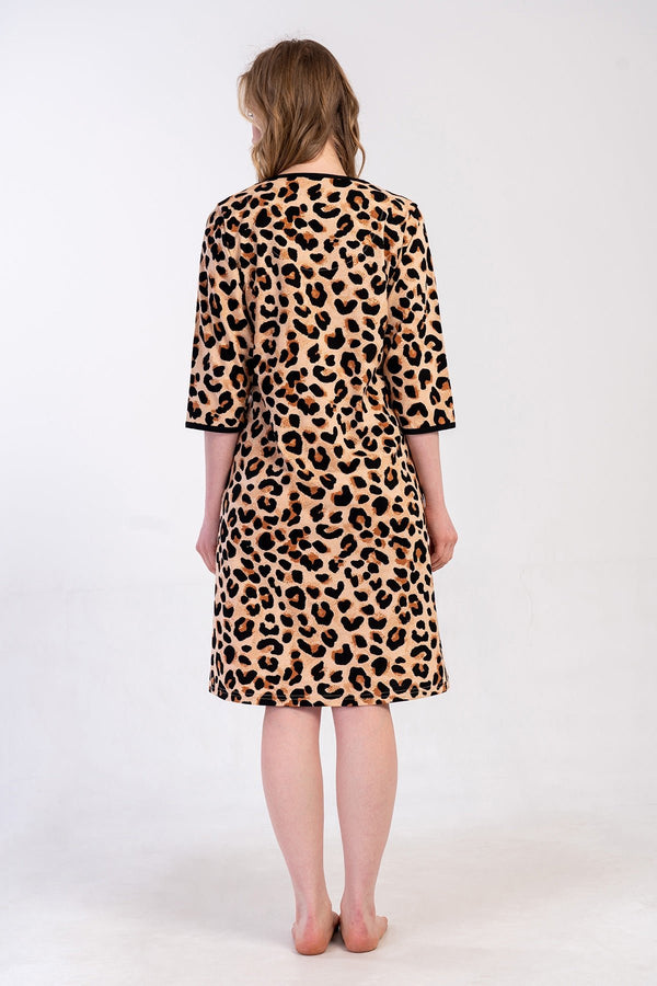 KADIN XXL EV ELBISESI SUPREM 503301 - Vienetta1.GrupSIYAH