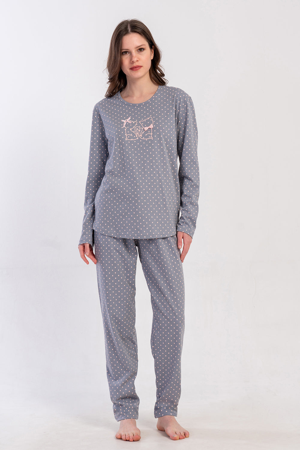 KADIN PIJAMA TAKIM SUPREM 503304 - Vienetta1.GrupFUME