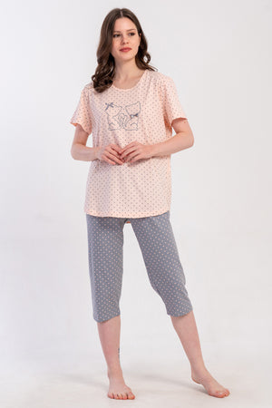 KADIN XXL KAPRI TAKIM SUPREM 503310 - Vienetta1.GrupBABY PINK