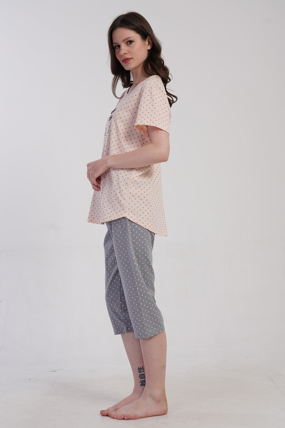 KADIN XXL KAPRI TAKIM SUPREM 503310 - Vienetta1.GrupBABY PINK