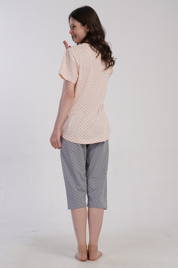 KADIN XXL KAPRI TAKIM SUPREM 503310 - Vienetta1.GrupBABY PINK