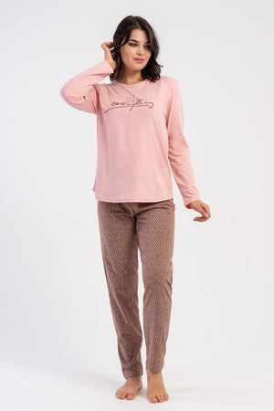 KADIN XXL PIJAMA TAKIM SUPREM 503357 - Vienetta1.GrupPEMBE