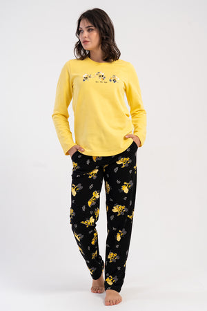 KADIN PIJAMA TAKIM 2IPLIK 504005 - VienettaSARIM