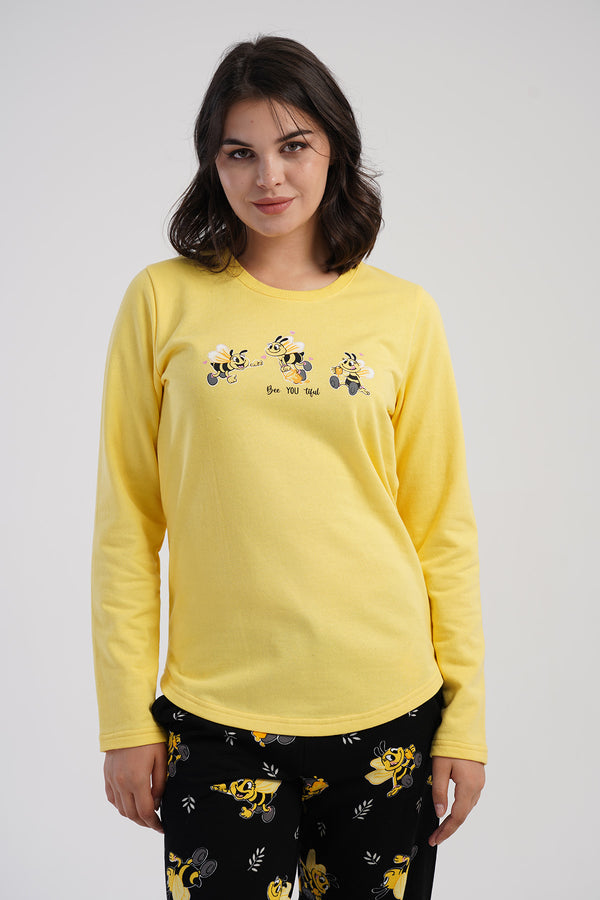 KADIN PIJAMA TAKIM 2IPLIK 504005 - Vienetta1.GrupSARI