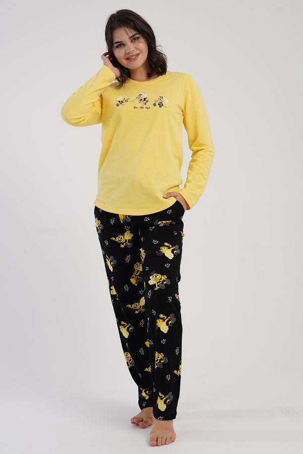 KADIN PIJAMA TAKIM 2IPLIK 504005 - Vienetta1.GrupSARI