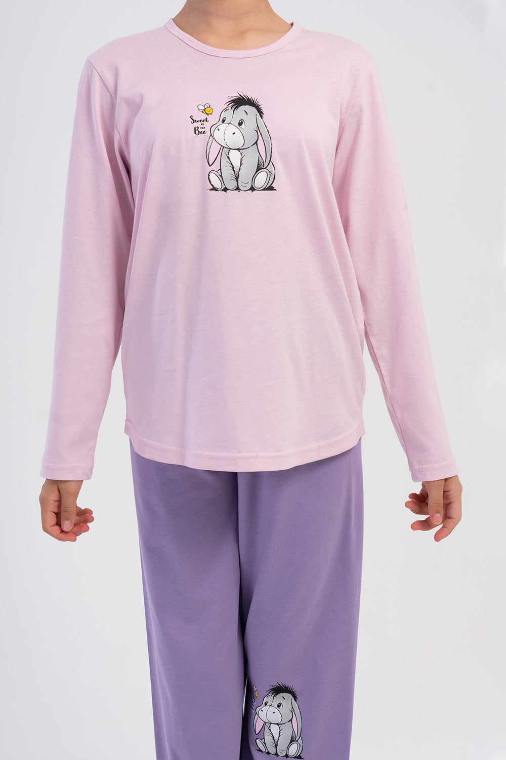 KIZ COCUK P.SUPREM O YAKA UZUN KOL ETEGI OVAL PIJAMA TAKIM(9/10-15/16)