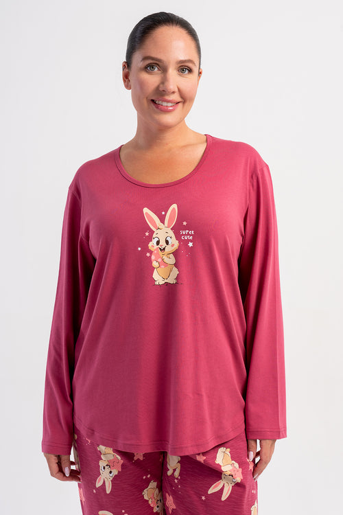 KADIN XXL PIJAMA TAKIM SUPREM 504024 - VienettaGULKURUSU2XL