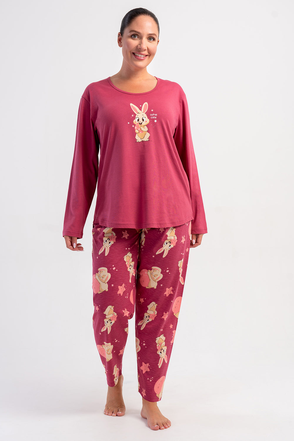 KADIN XXL PIJAMA TAKIM SUPREM 504024 - Vienetta1.GrupGULKURUSU