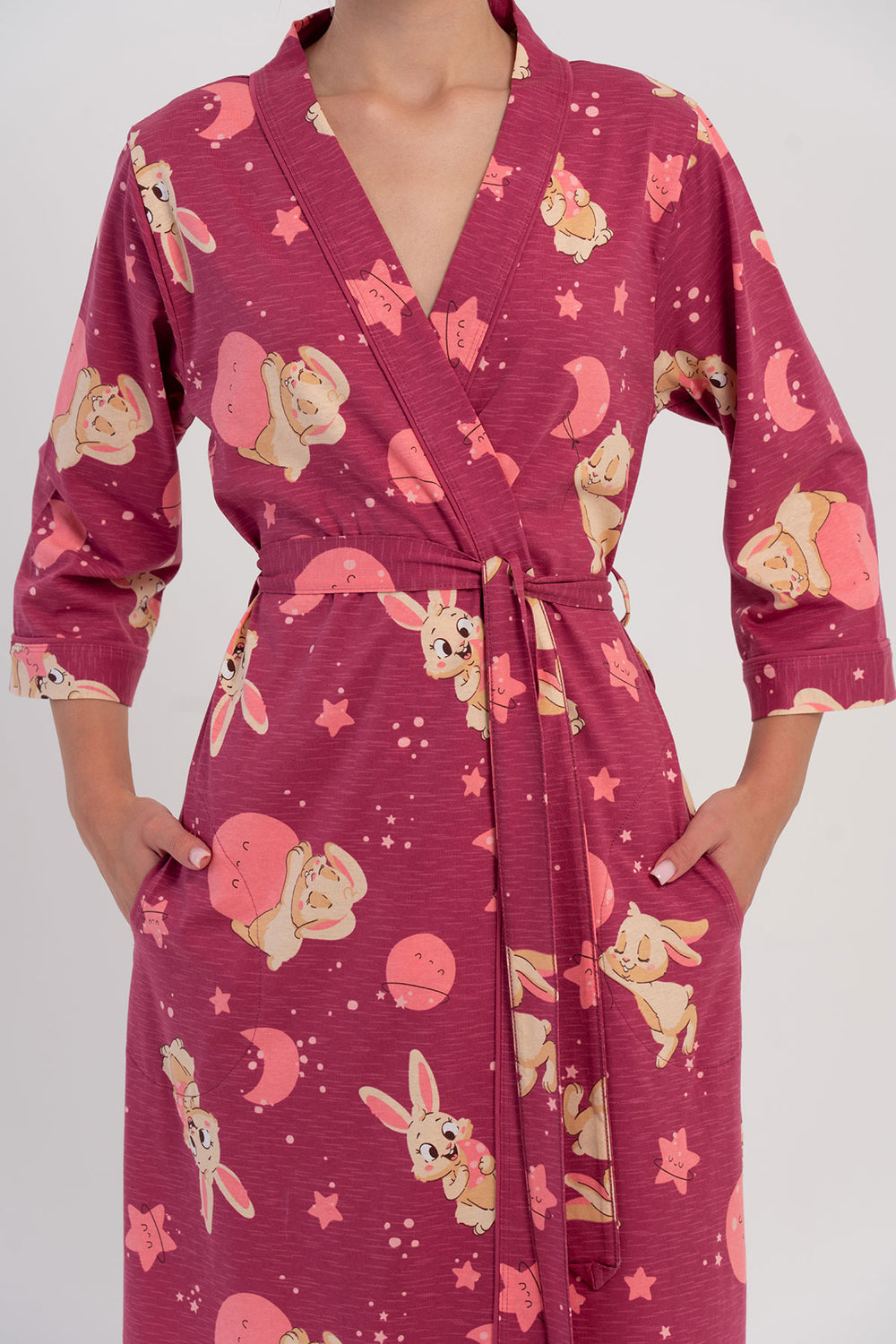 KADIN P.SUPREM 3/4KOL CEPLI SABAHLIK