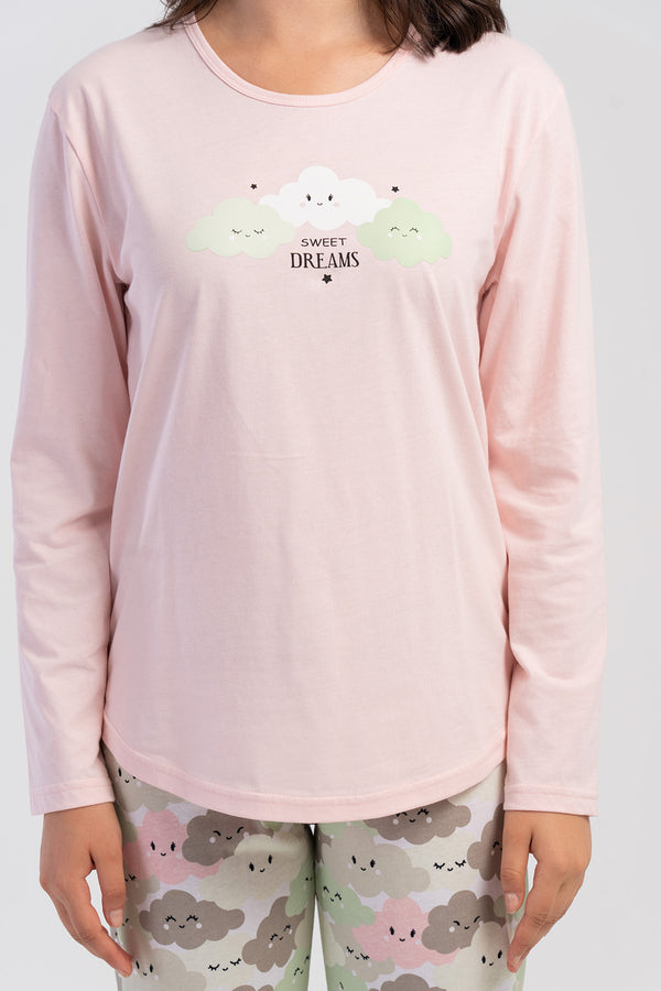 KADIN XXL PIJAMA TAKIM SUPREM 504042 - Vienetta1.GrupPEMBE