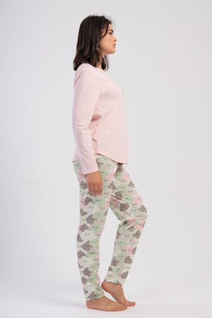 KADIN XXL PIJAMA TAKIM SUPREM 504042 - Vienetta1.GrupPEMBE