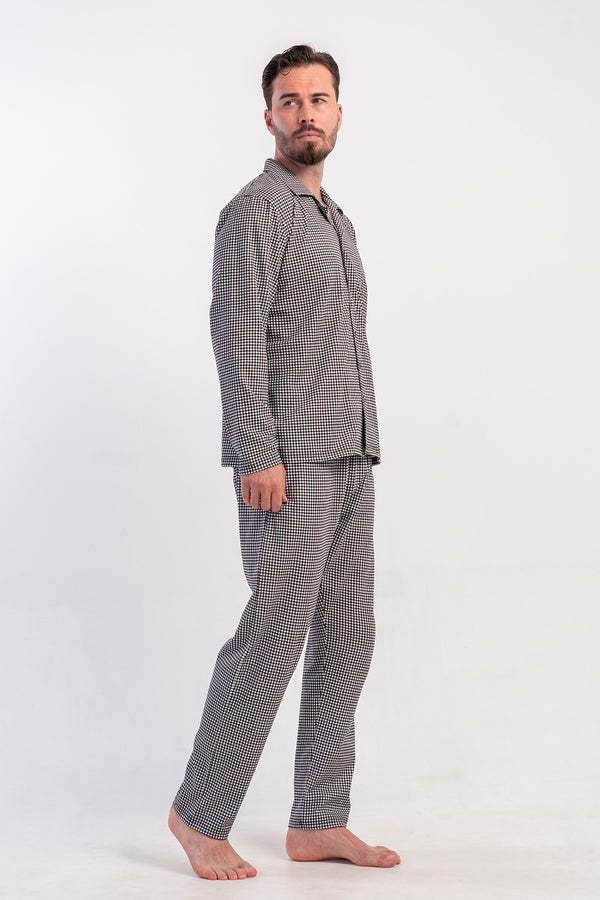 ERKEK PIJAMA TAKIM SUPREM 504061 - Vienetta1.GrupSIYAH