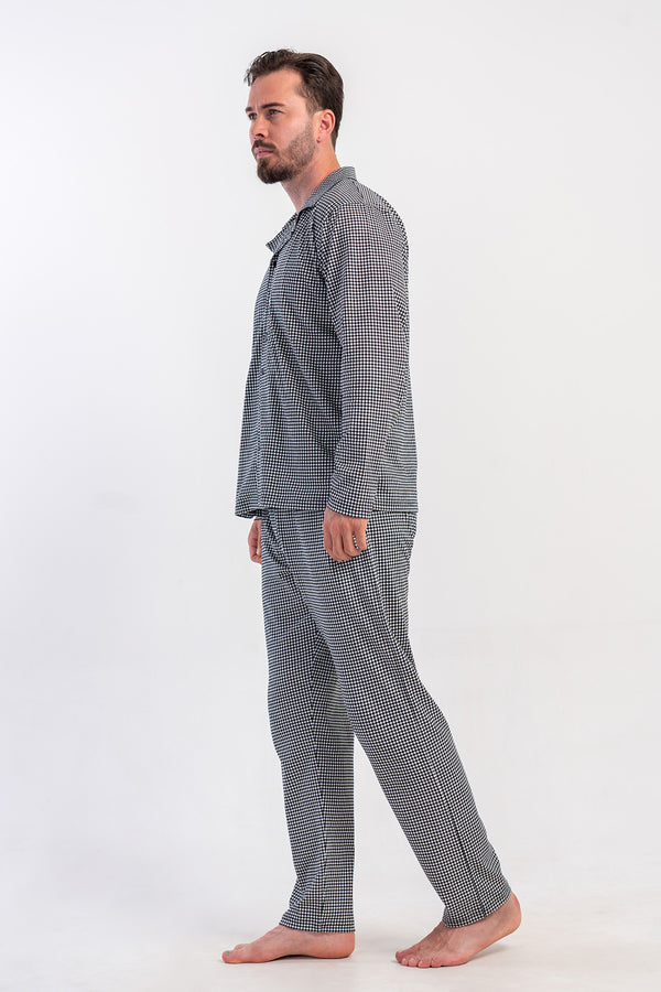 ERKEK PIJAMA TAKIM SUPREM 504061 - Vienetta1.GrupSIYAH