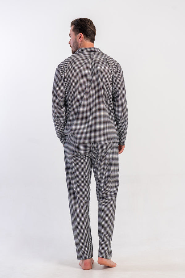 ERKEK PIJAMA TAKIM SUPREM 504061 - Vienetta1.GrupSIYAH