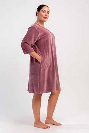 KADIN EV ELBISESI KADIFE 507016 - VienettaMOR1XL